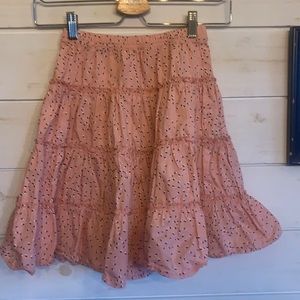Size 130 Hanna Andersson pink skirt